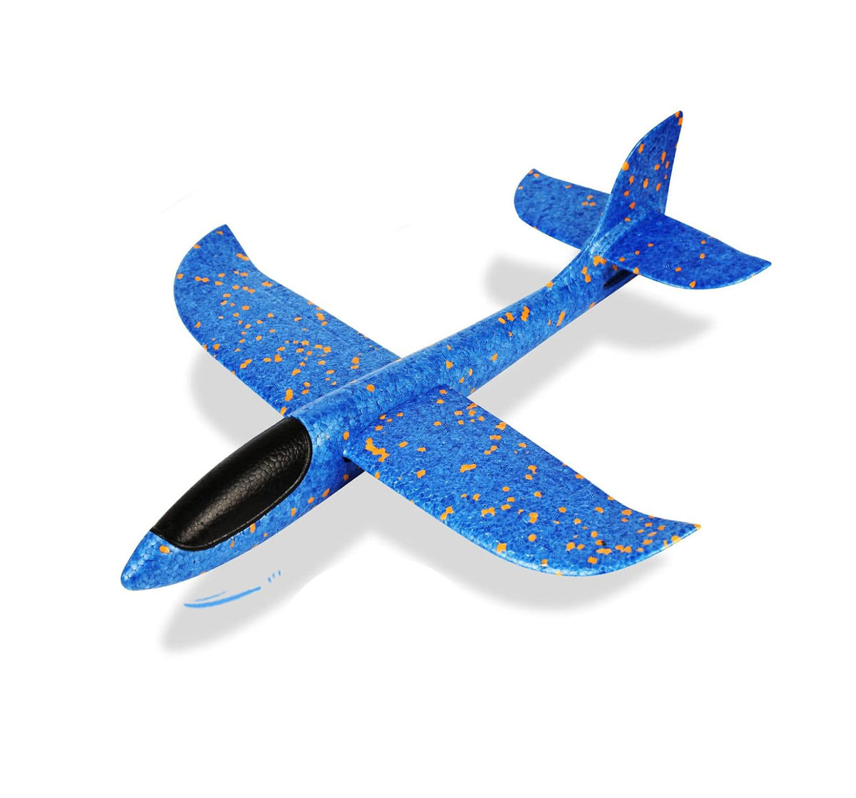 Hot Shots Mega Glider Aeroplane Toy - Durable foam glider with aerodynamic design, perfect for kids and adults, providing long-distance, stable flights up to 100 feet, ideal for outdoor play.