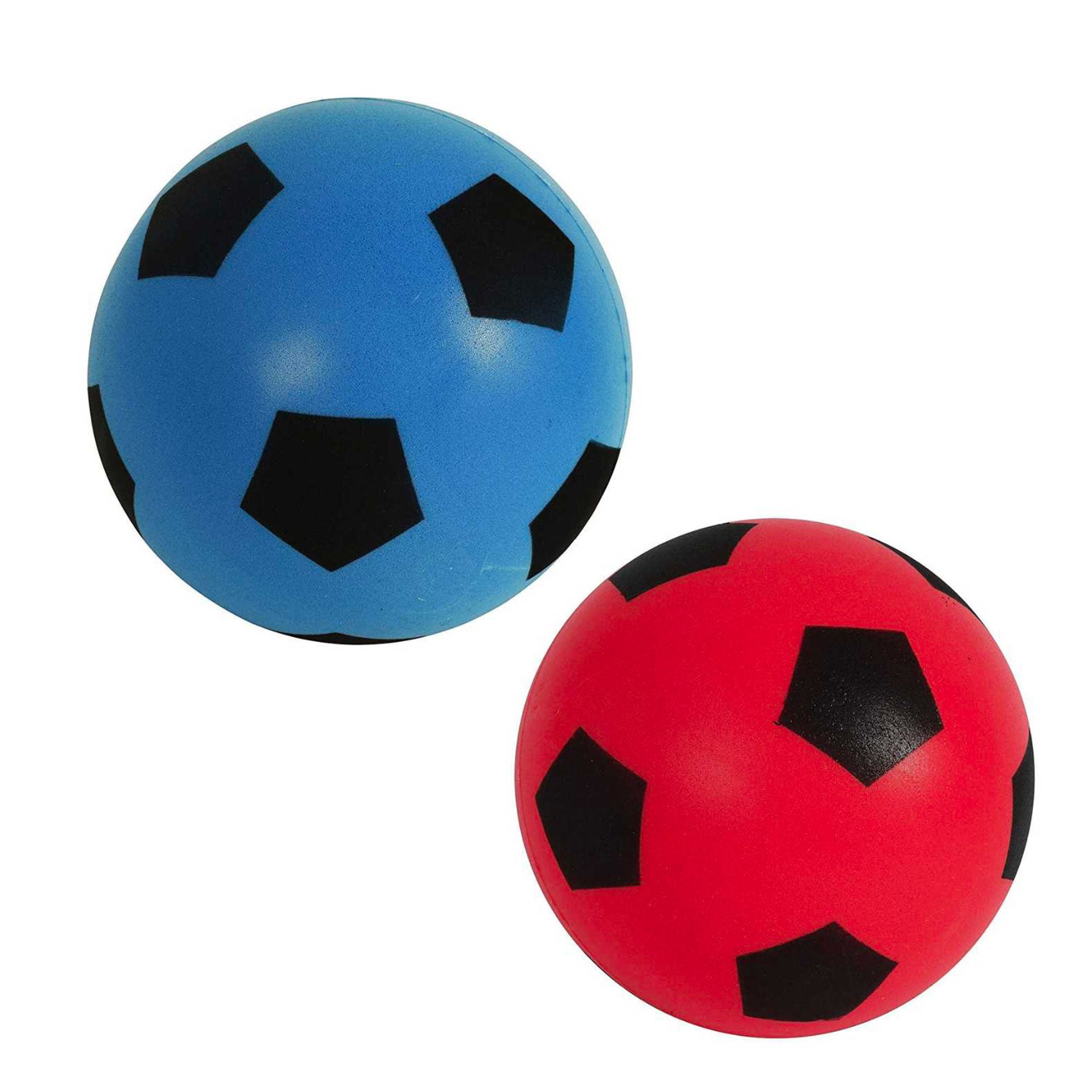Foam Footballs | Pack of 2 | Blue, Red Footballs