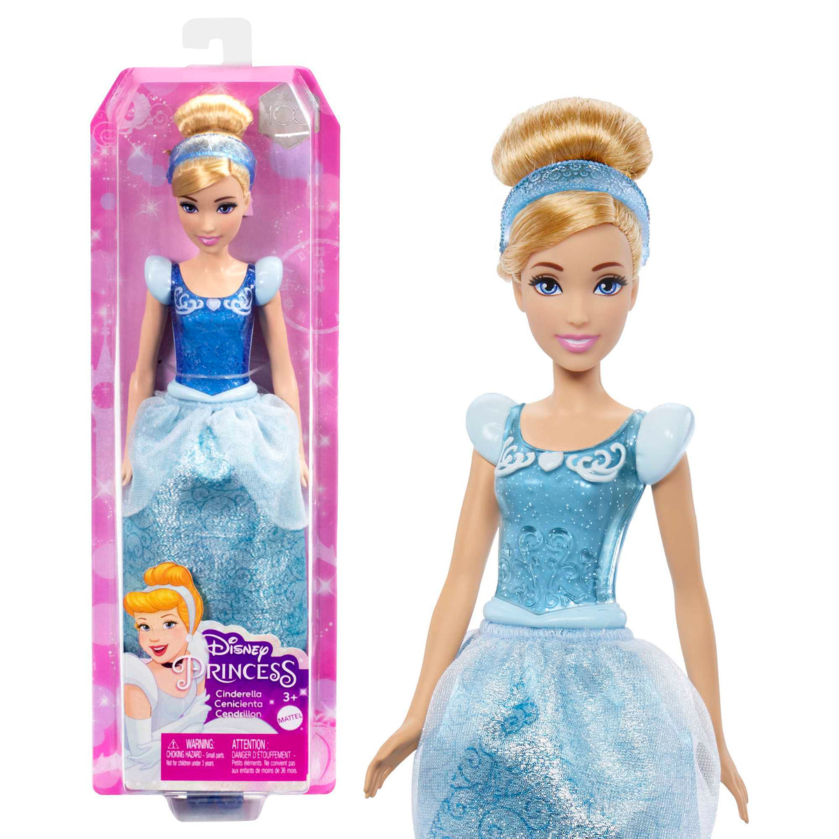 Disney Princess Doll Cinderella Posable Fashion Doll
