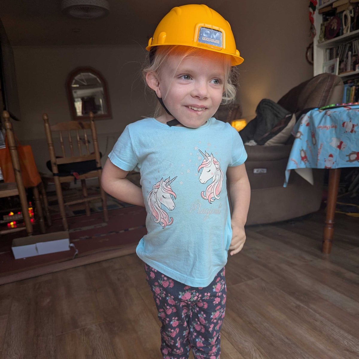 Childrens Yellow Hard Construction Helmet Fancy Dress