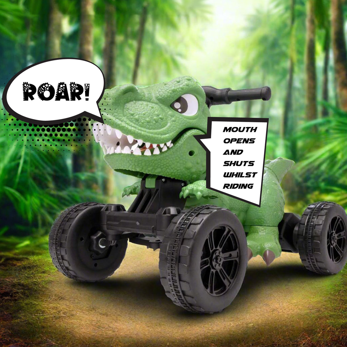 ATOM Quad Bike Electric Ride-On - Dinosaur