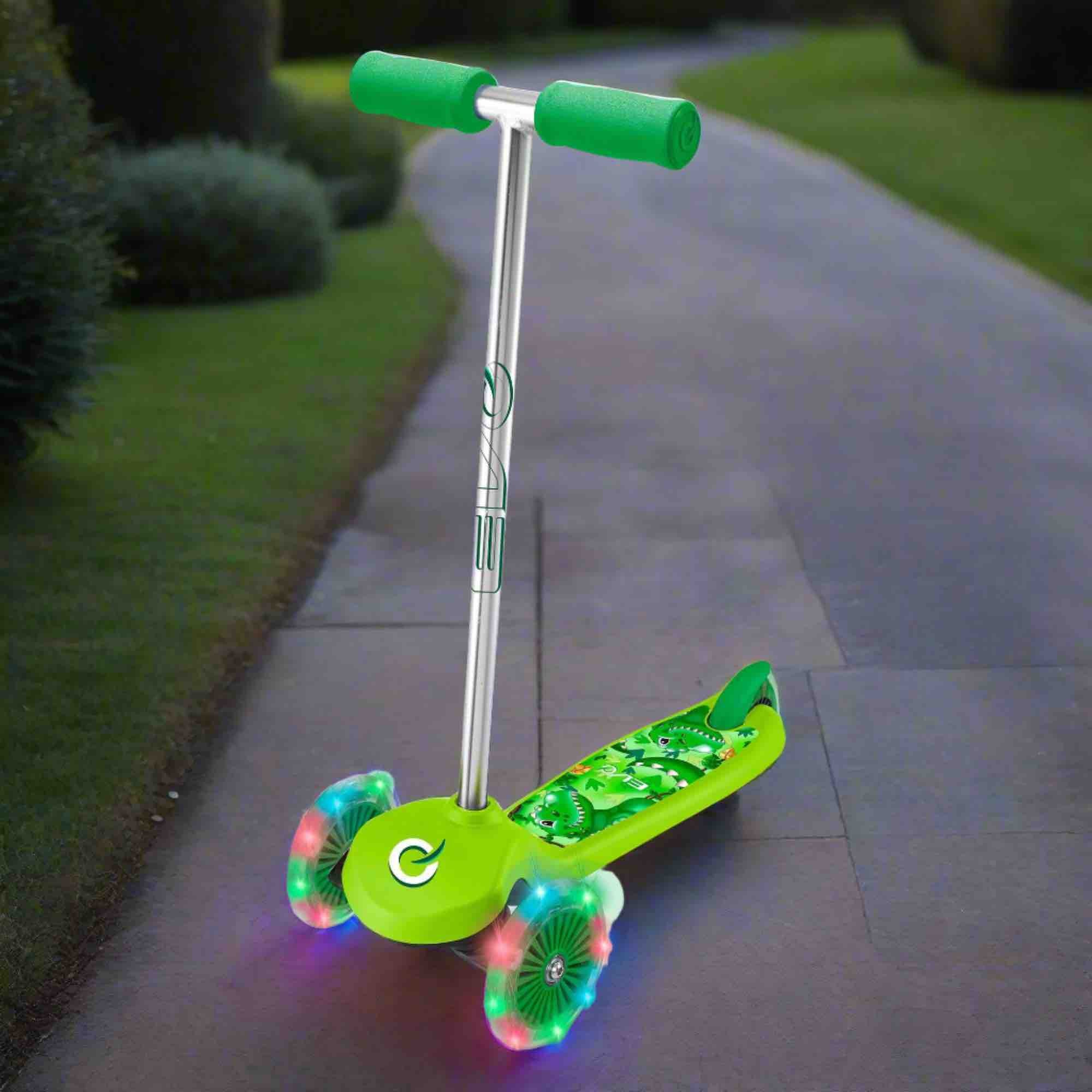 EVO Light-Up Move 'N' Groove Scooter - Dinosaur
