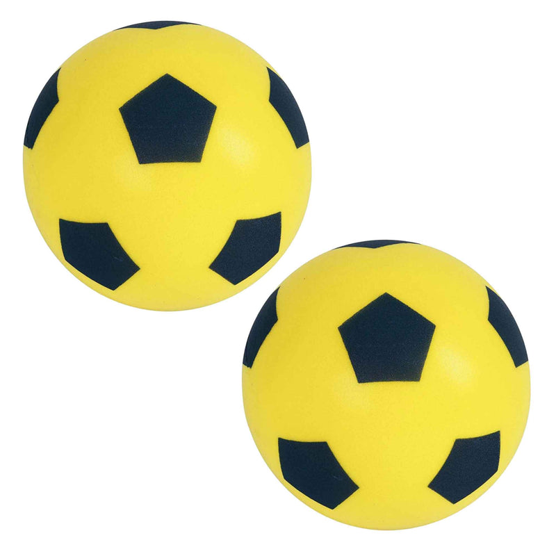 Yellow  Foam Football - Pack of 2 - 19.4cm