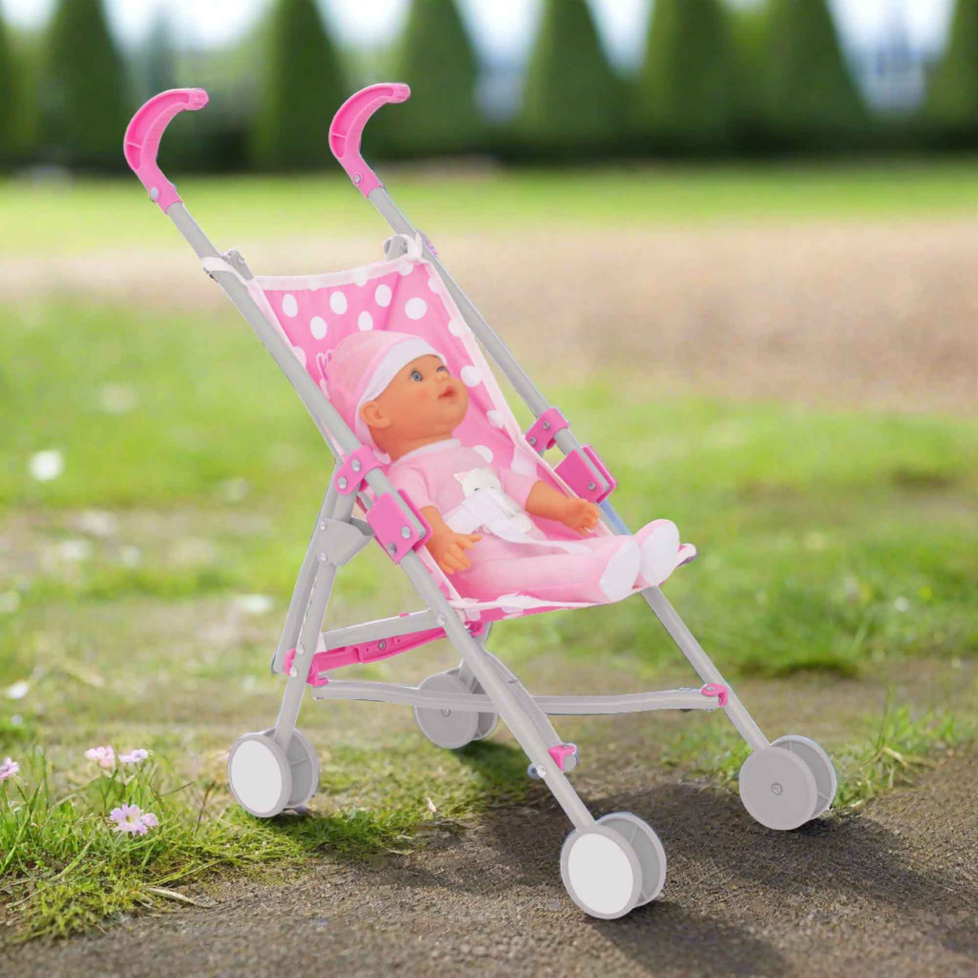 Dolly Tots Dolls Stroller - Includes Doll