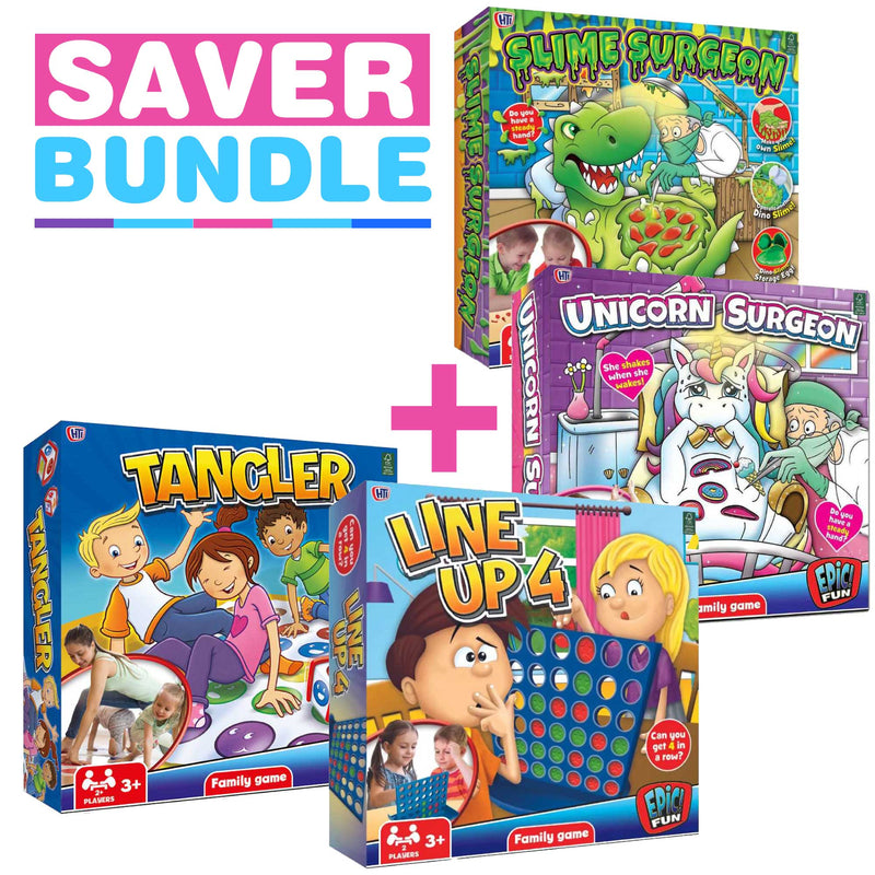 4 Family Games Bundle Boxed Family Games