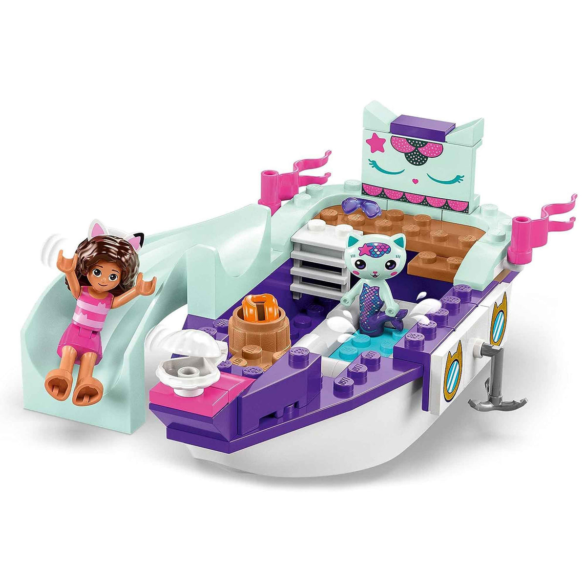 LEGO Gabby&#39;s Dollhouse Gabby &amp; MerCat&#39;s Ship &amp; Spa Set