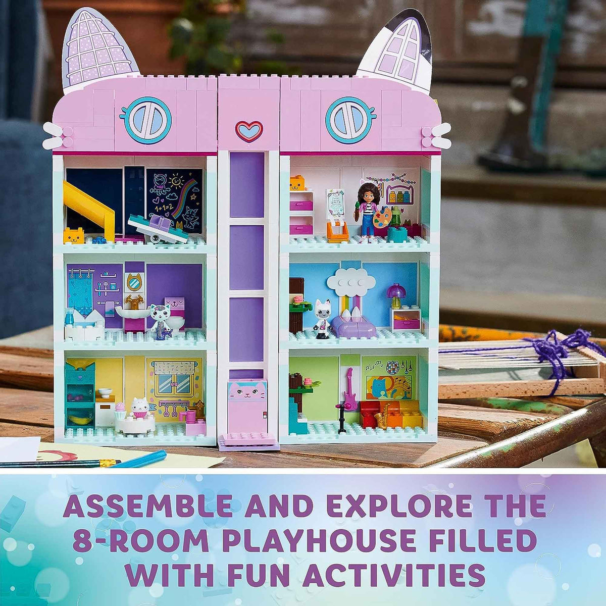 LEGO Gabby&#39;s Dollhouse Toy Playset with 4 Figures