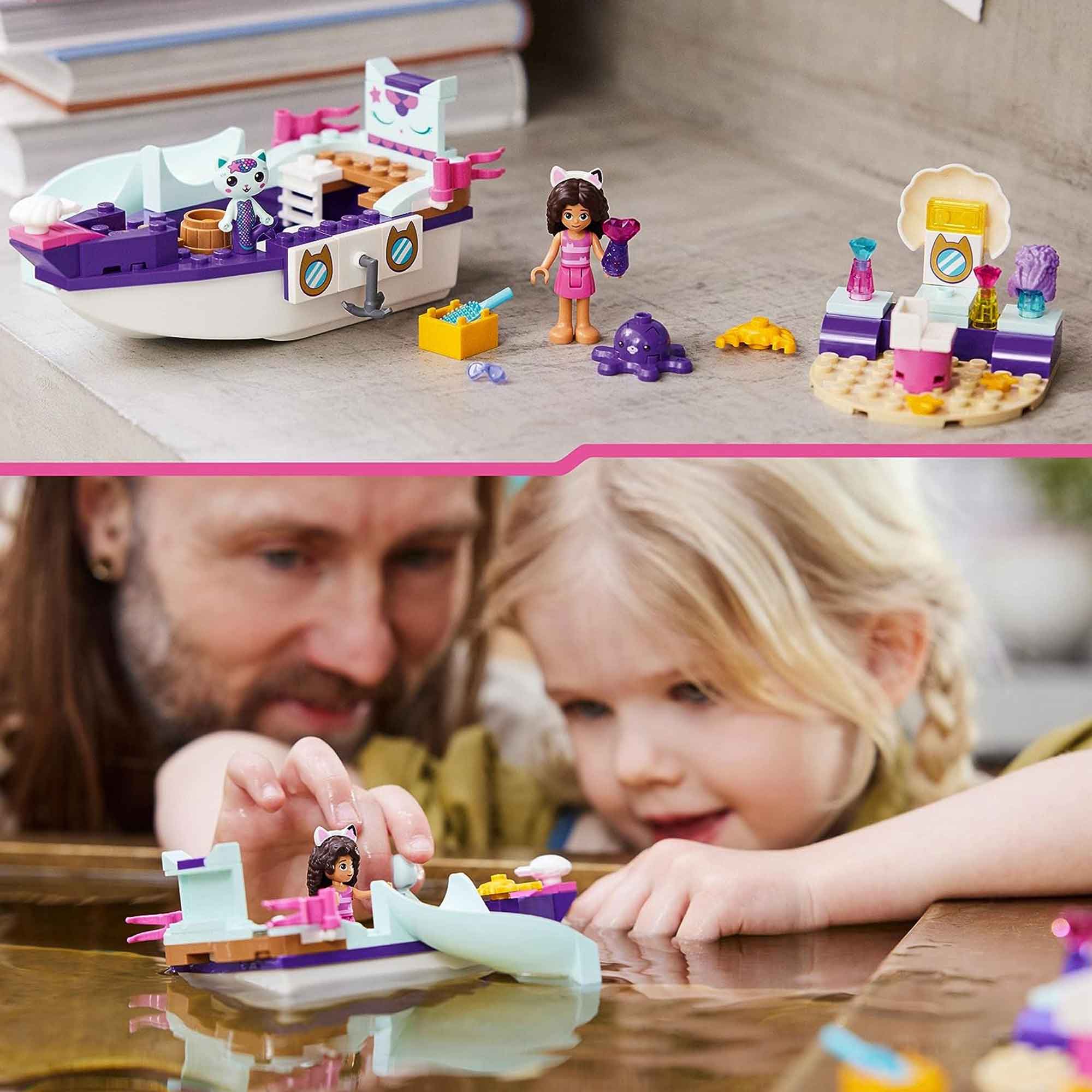 LEGO Gabby's Dollhouse Gabby & MerCat's Ship & Spa Set