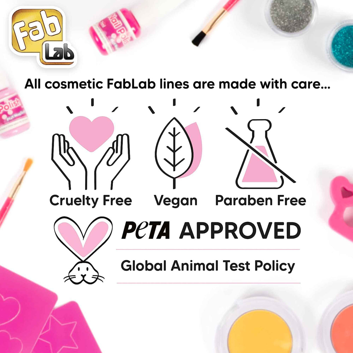 FabLab Glow in the Dark Nail Art Craft Kits