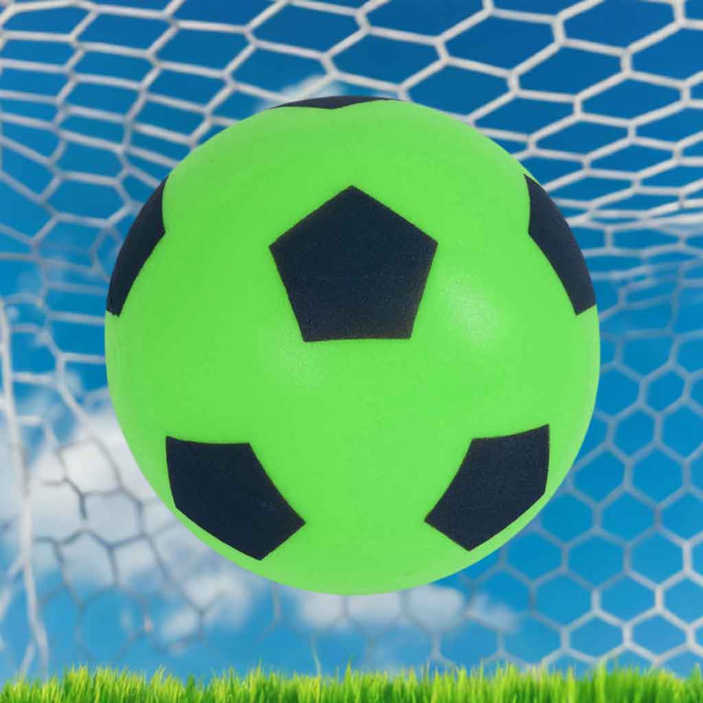 19.4cm Foam Football Green Footballs