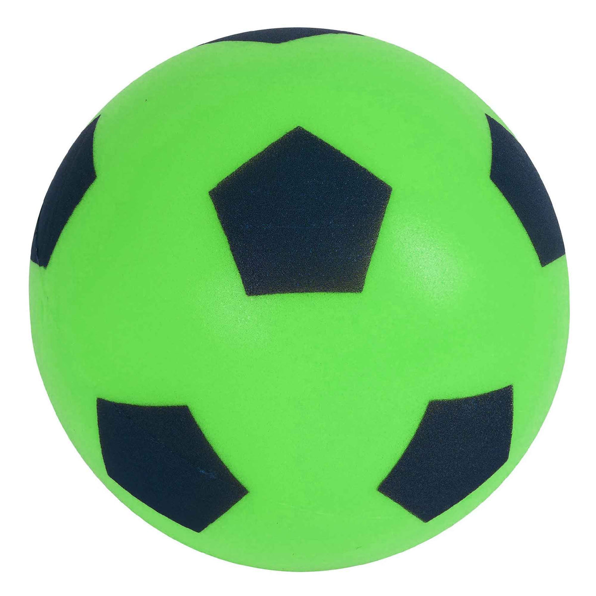 Foam Football Pack Of 12 - Green (19.4cm )