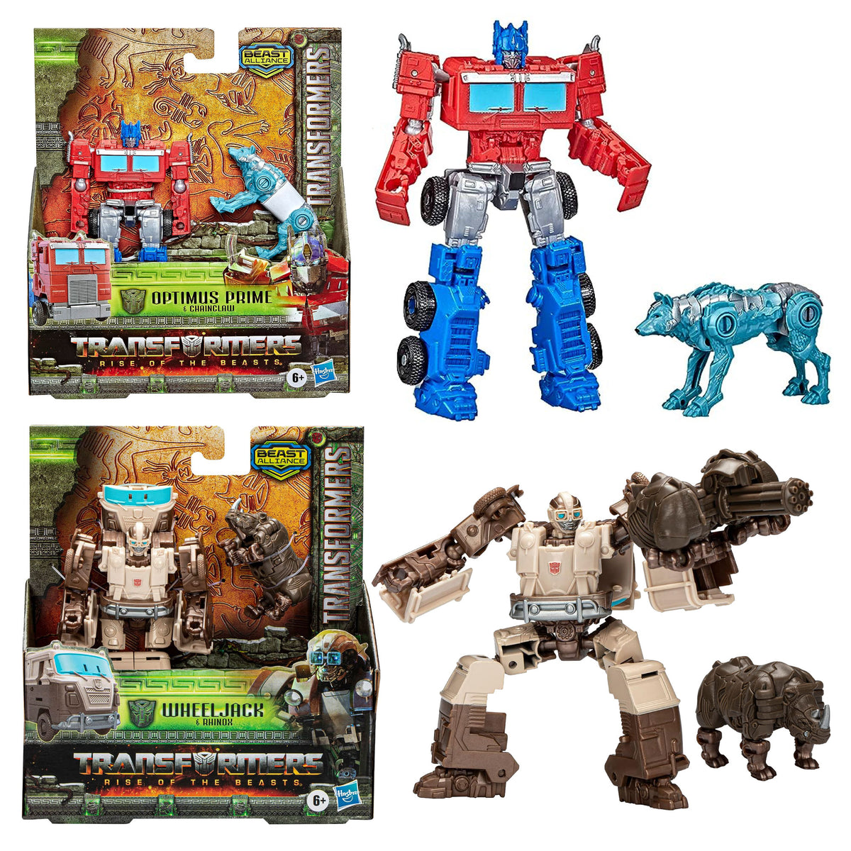 Transformers: Rise of the Beasts Optimus Prime / Wheeljack Assortment