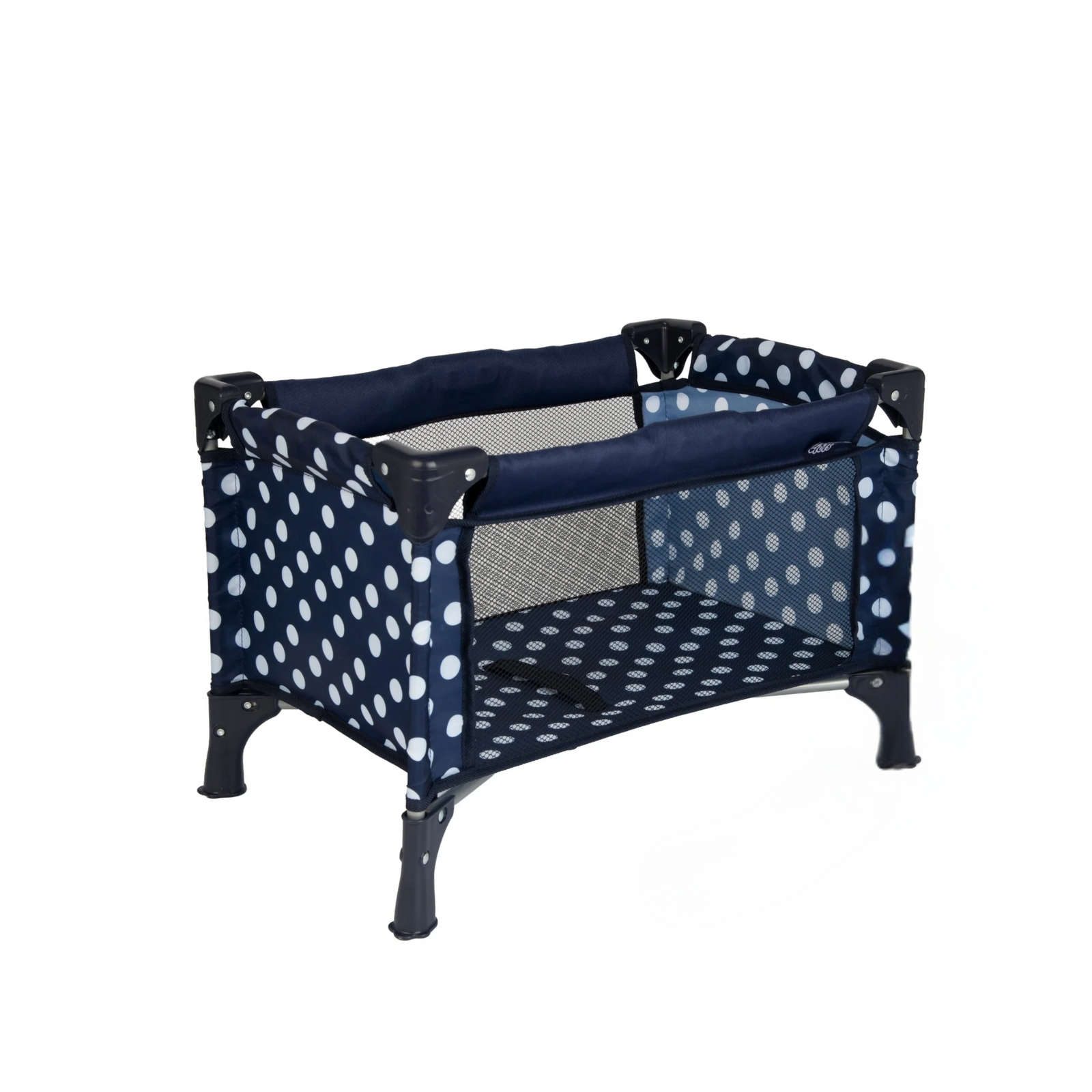 Dolly Tots Travel Dolls Cot - Navy
