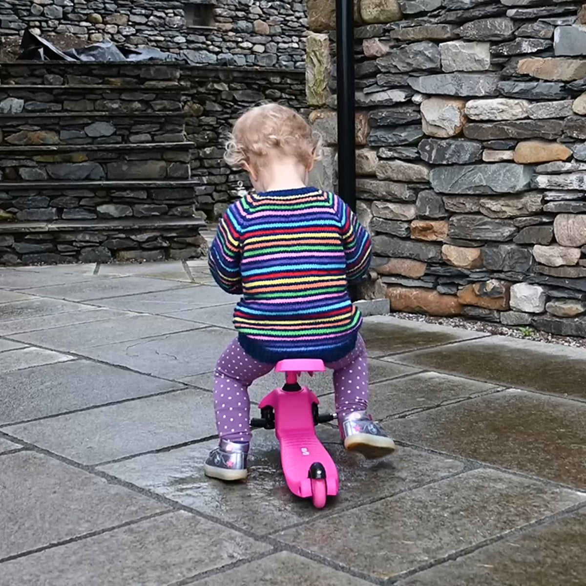 Evo 3 in 1 Cruiser Toddler Ride On &amp; Scooter - Pink Scooters