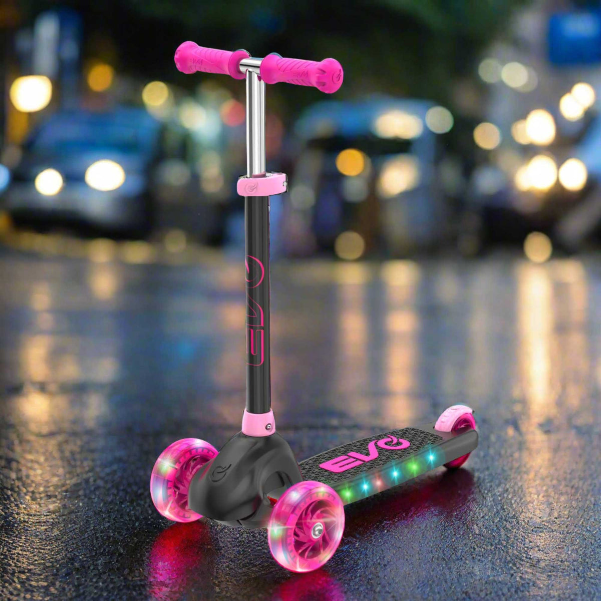 EVO Eclipse Light Up Scooter - Pink