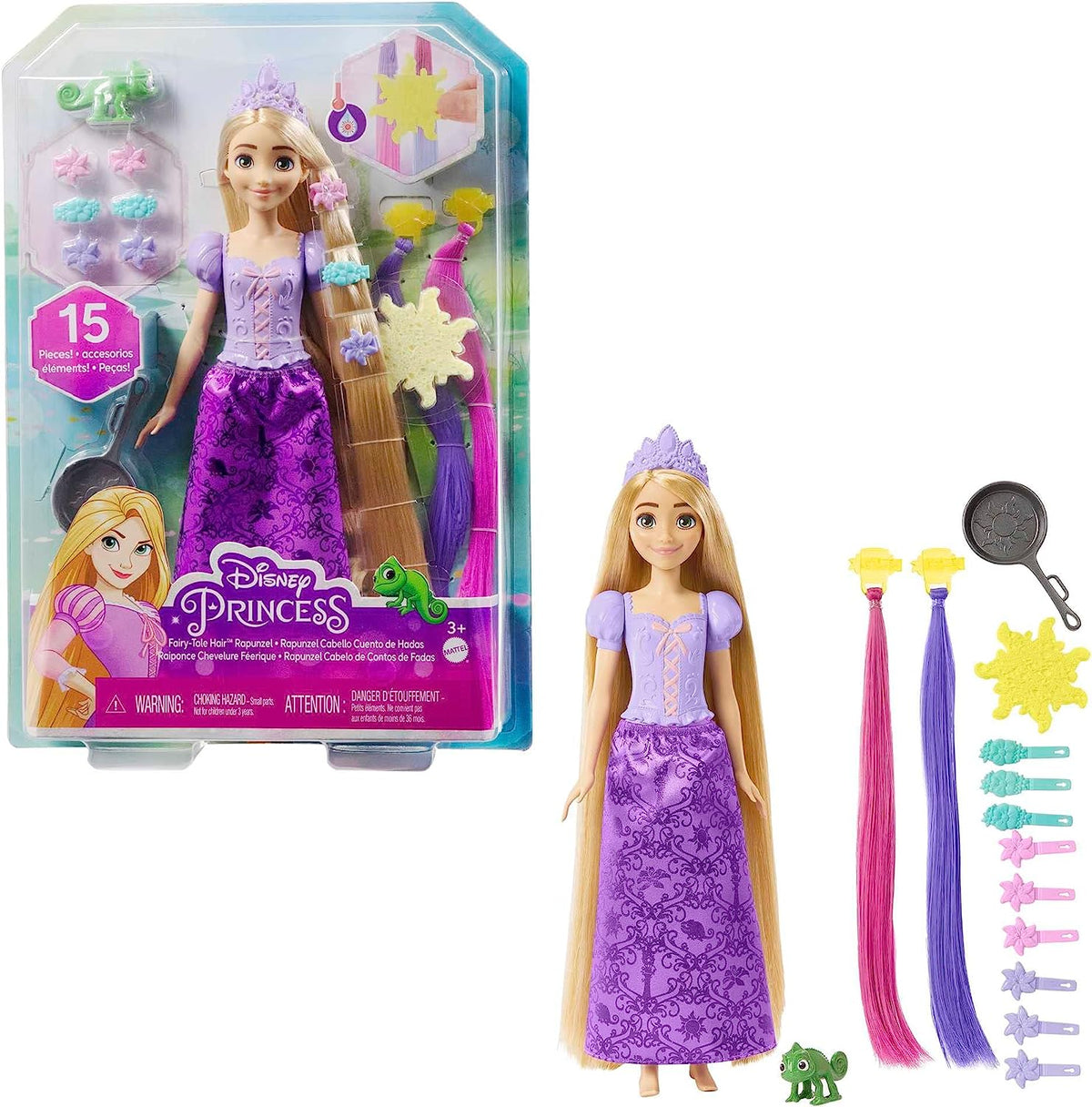 Disney Princess Rapunzel Fairytale Hair Doll and Accessories Dolls
