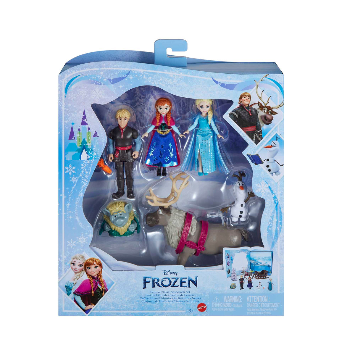Disney Princess Frozen Small Dolls Storybook Set