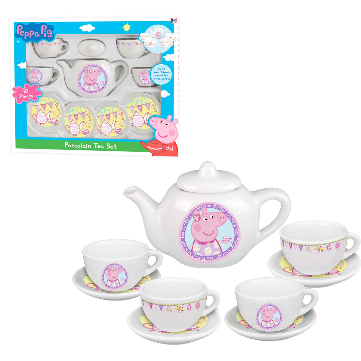 Peppa Pig Porcelain Tea Set Kitchens &amp; Household