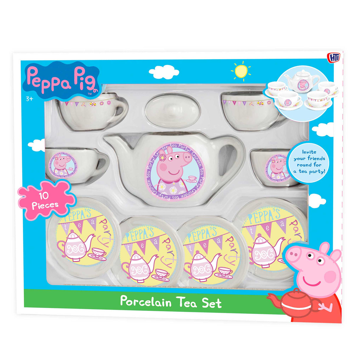 Peppa Pig Porcelain Tea Set Kitchens &amp; Household