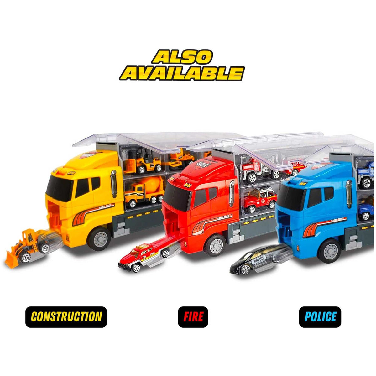 Teamsterz Fire Service Transporter Toy Truck Playset Cars &amp; Transporters