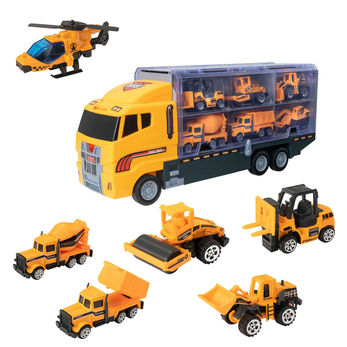 Teamsterz Construction Transporter Toy Truck Playset Construction Vehicles