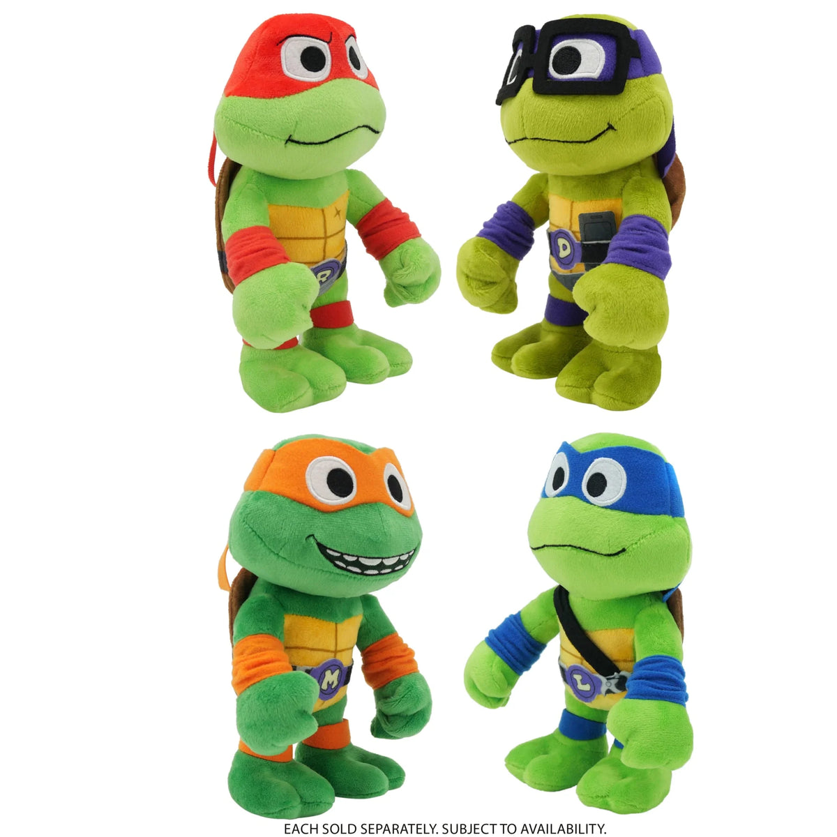 Teenage Mutant Ninja Turtles 8&quot; Plush Assorted Soft Toys