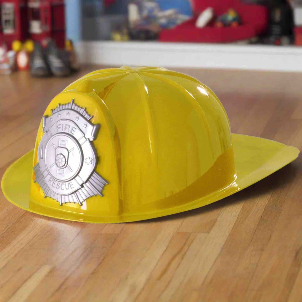 Childrens Fancy Dress Fireman Hats - Yellow Fancy Dress