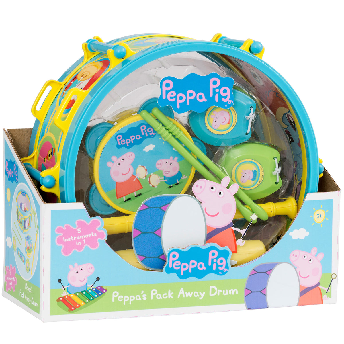 Peppa Pig Toy Drum Set