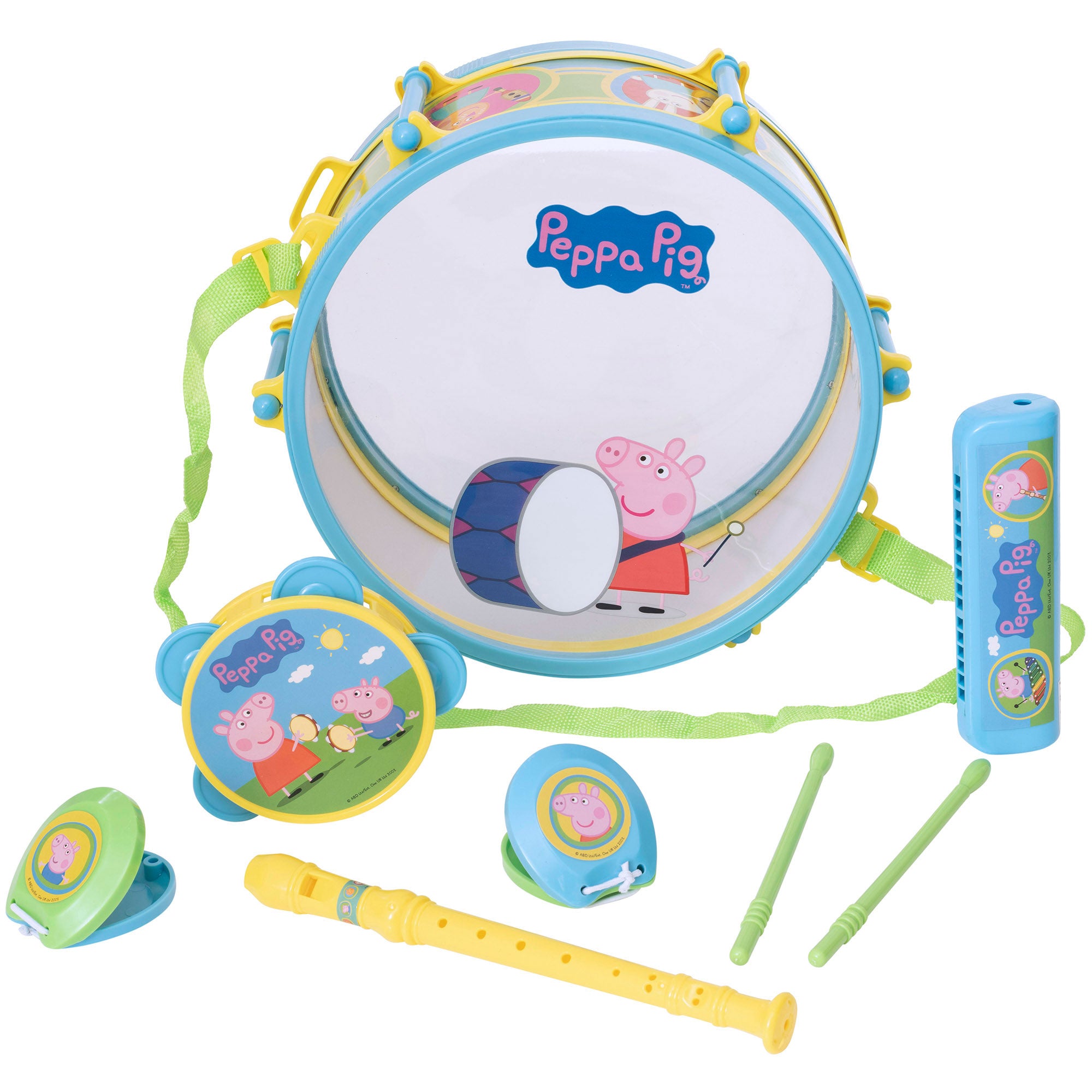 Peppa Pig Toy Drum Set Musical Toys