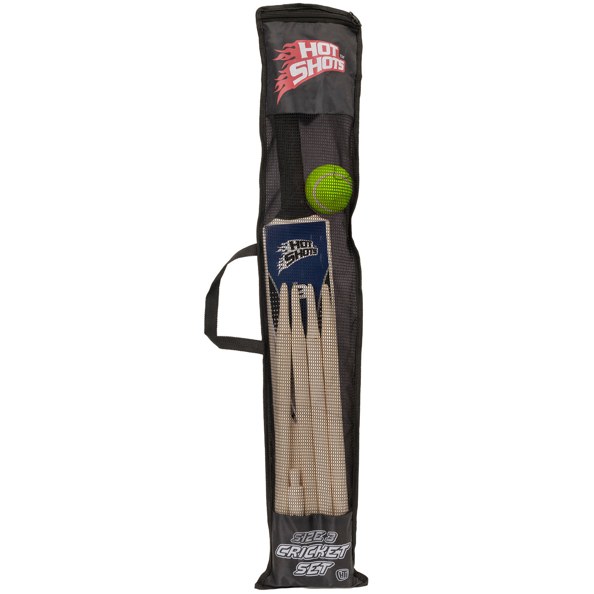 Wooden Size 3 Junior Cricket Bat Set Garden Toys &amp; Games