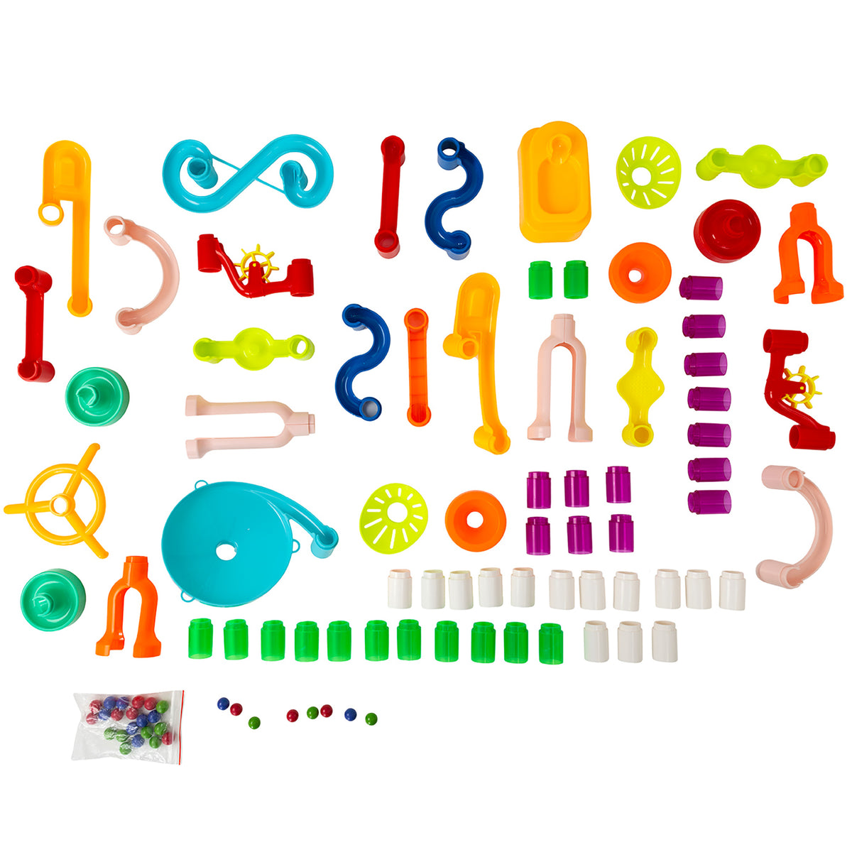 component  image of 100+ piece Marble Run from HTI
