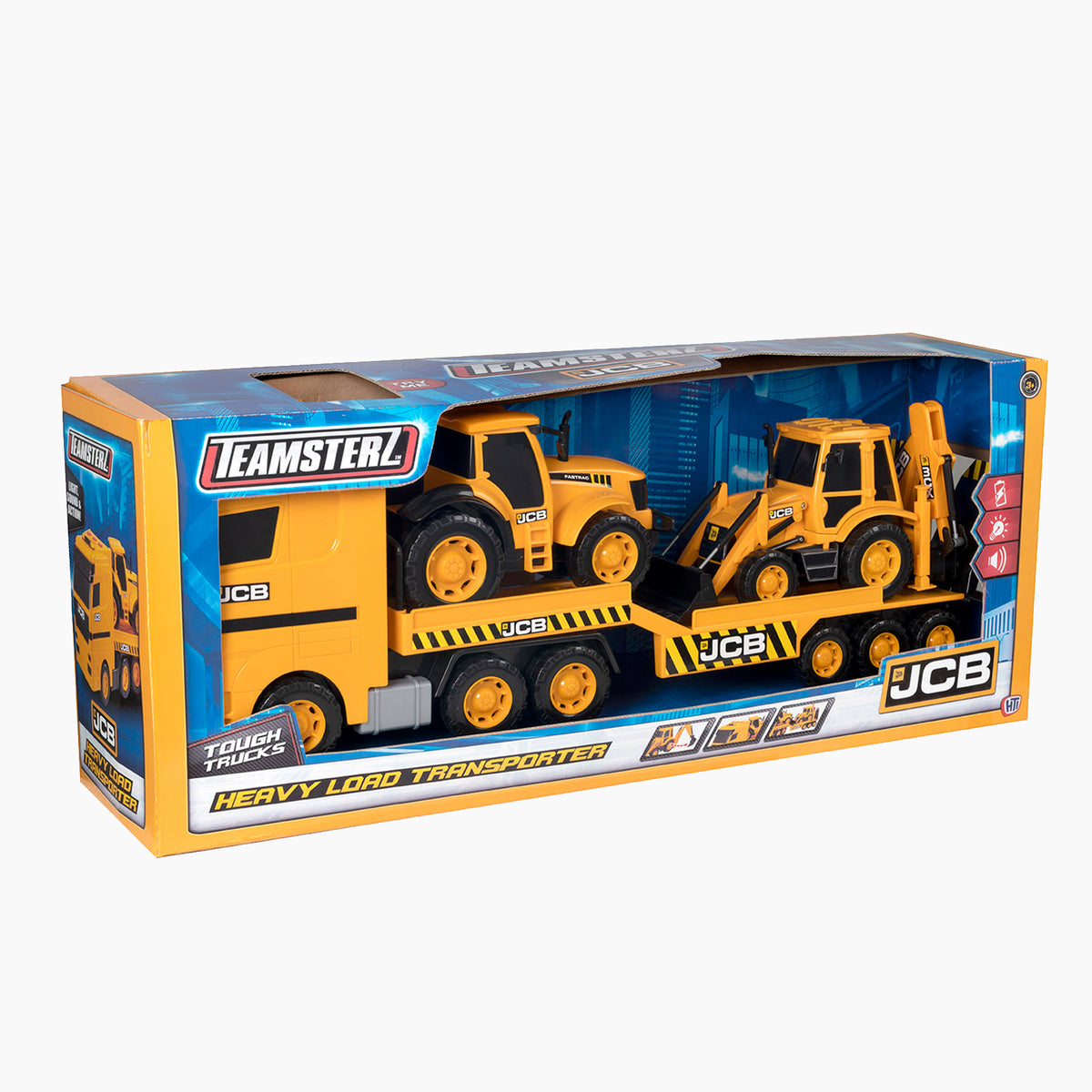 Box image of the JCB Heavy Loader Transporter from Teamsterz