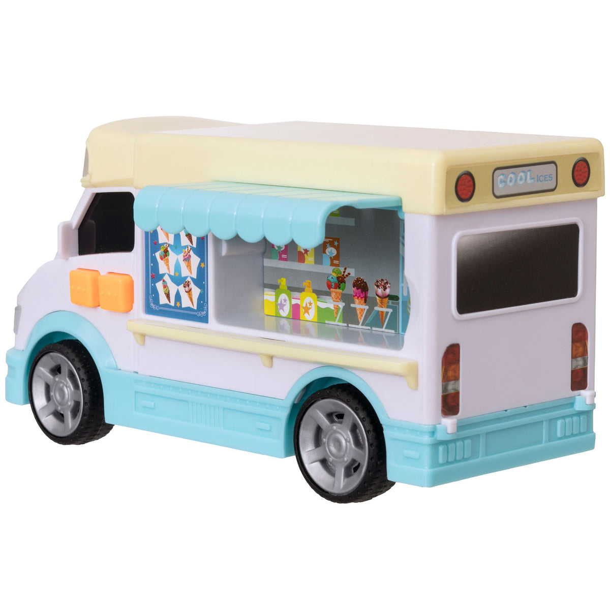 Teamsterz Mighty Machines Small Light &amp; Sound Ice Cream Truck Cars &amp; Transporters