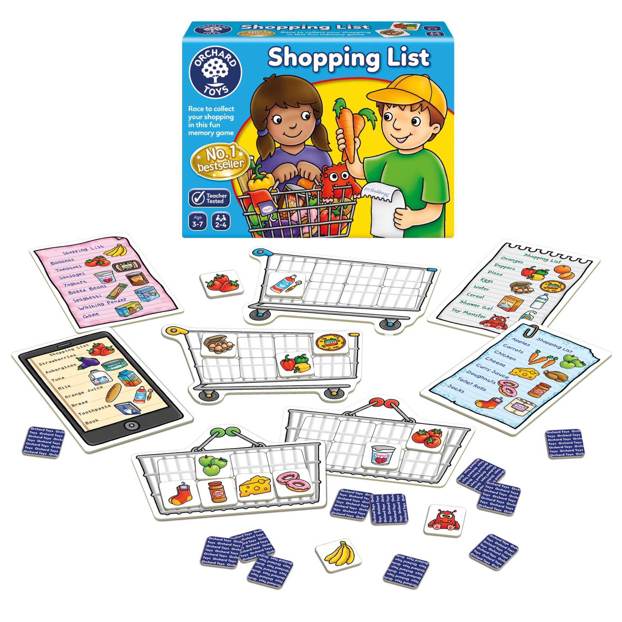 Orchards Shopping List Childrens Card Game