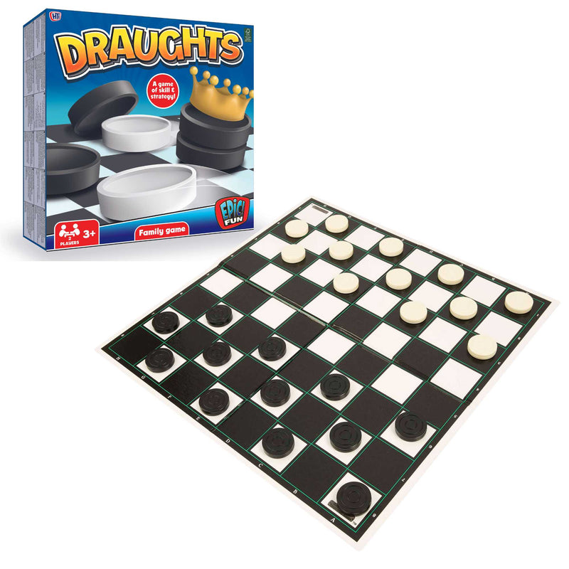 Kids Draughts Set Boxed Family Games
