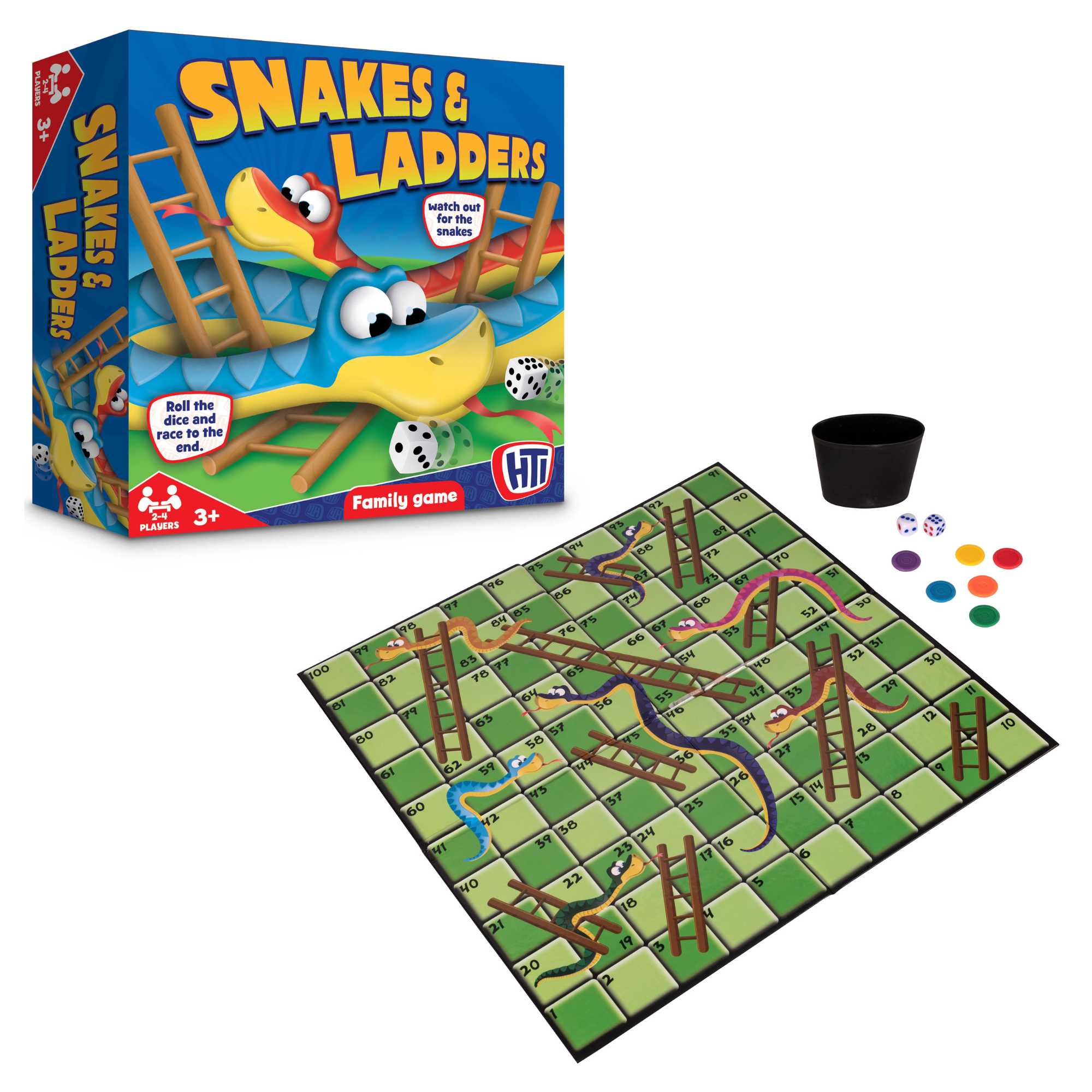 Snakes and Ladders Game Boxed Family Games