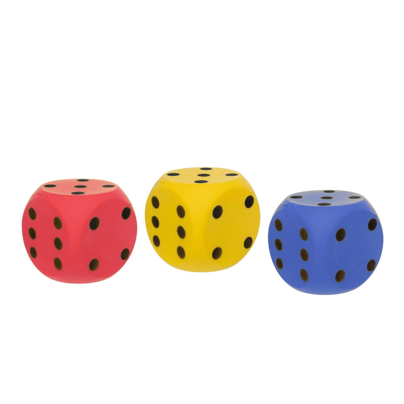 Hot Shots 15cm Foam Dice - Assorted Colours Garden Toys & Games
