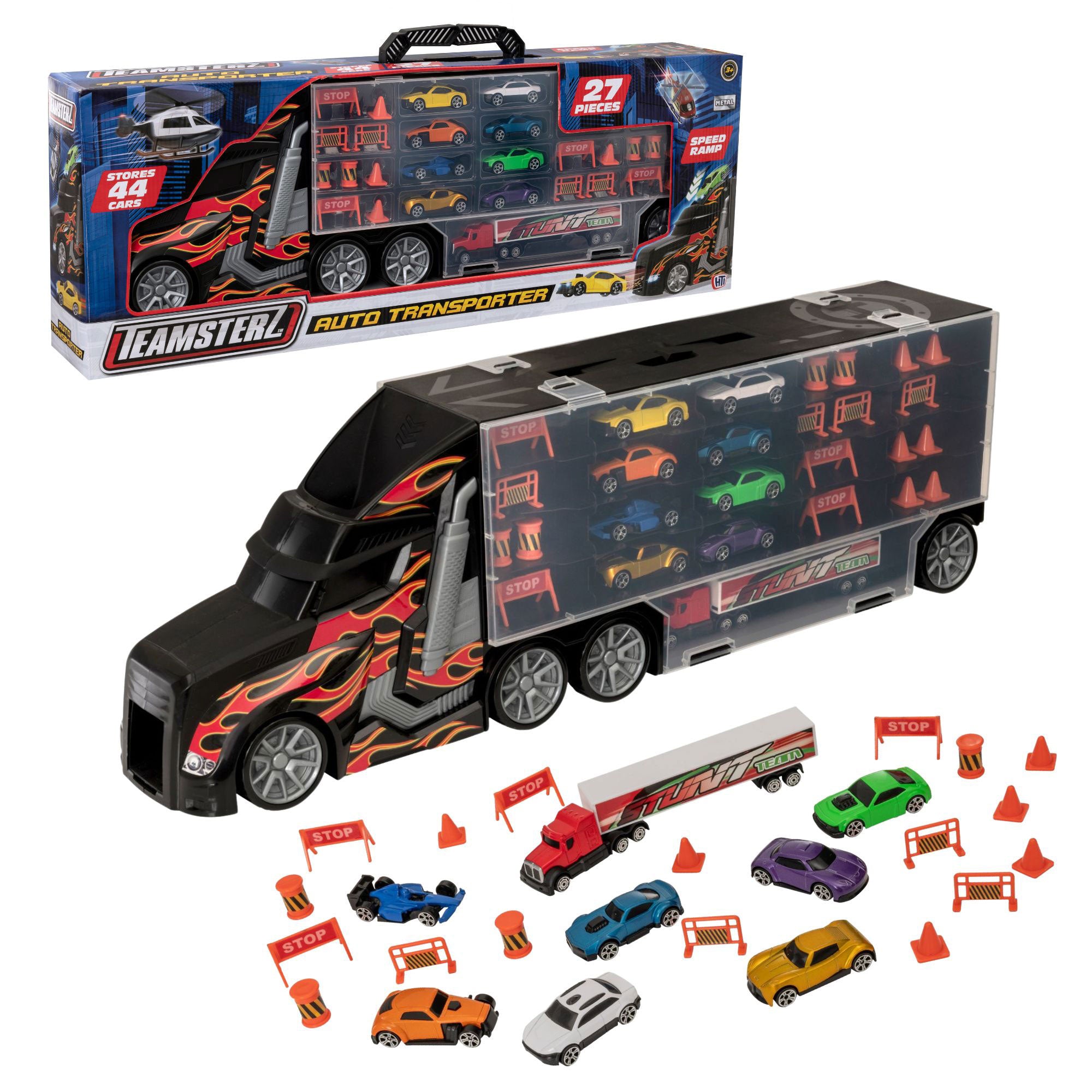 Teamsterz Large Auto Transporter Launcher Truck Cars & Transporters