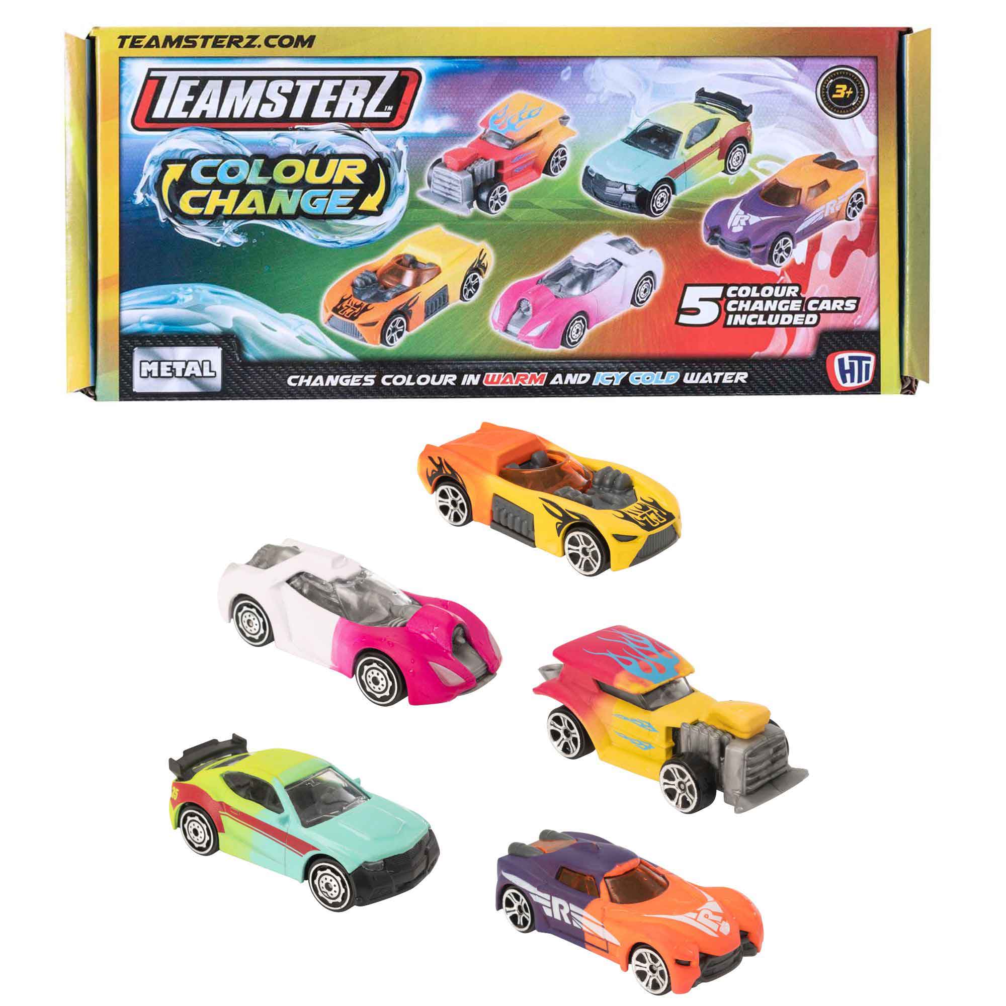 Teamsterz 5 Colour Change Cars Playset Cars & Transporters