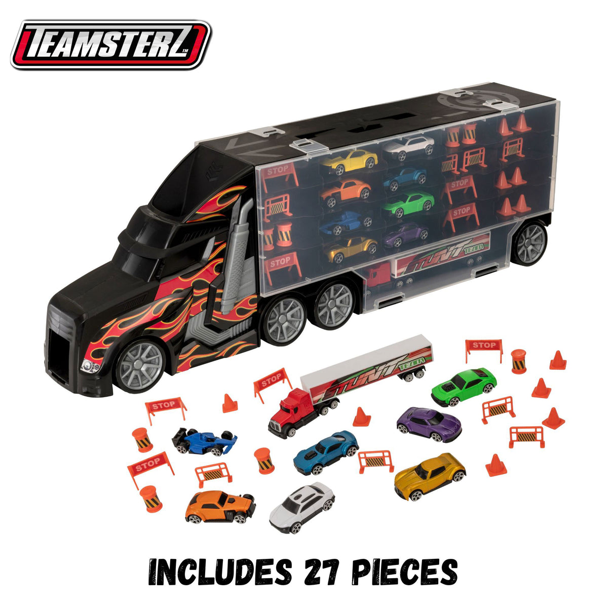 Teamsterz Large Auto Transporter Launcher Truck Cars &amp; Transporters