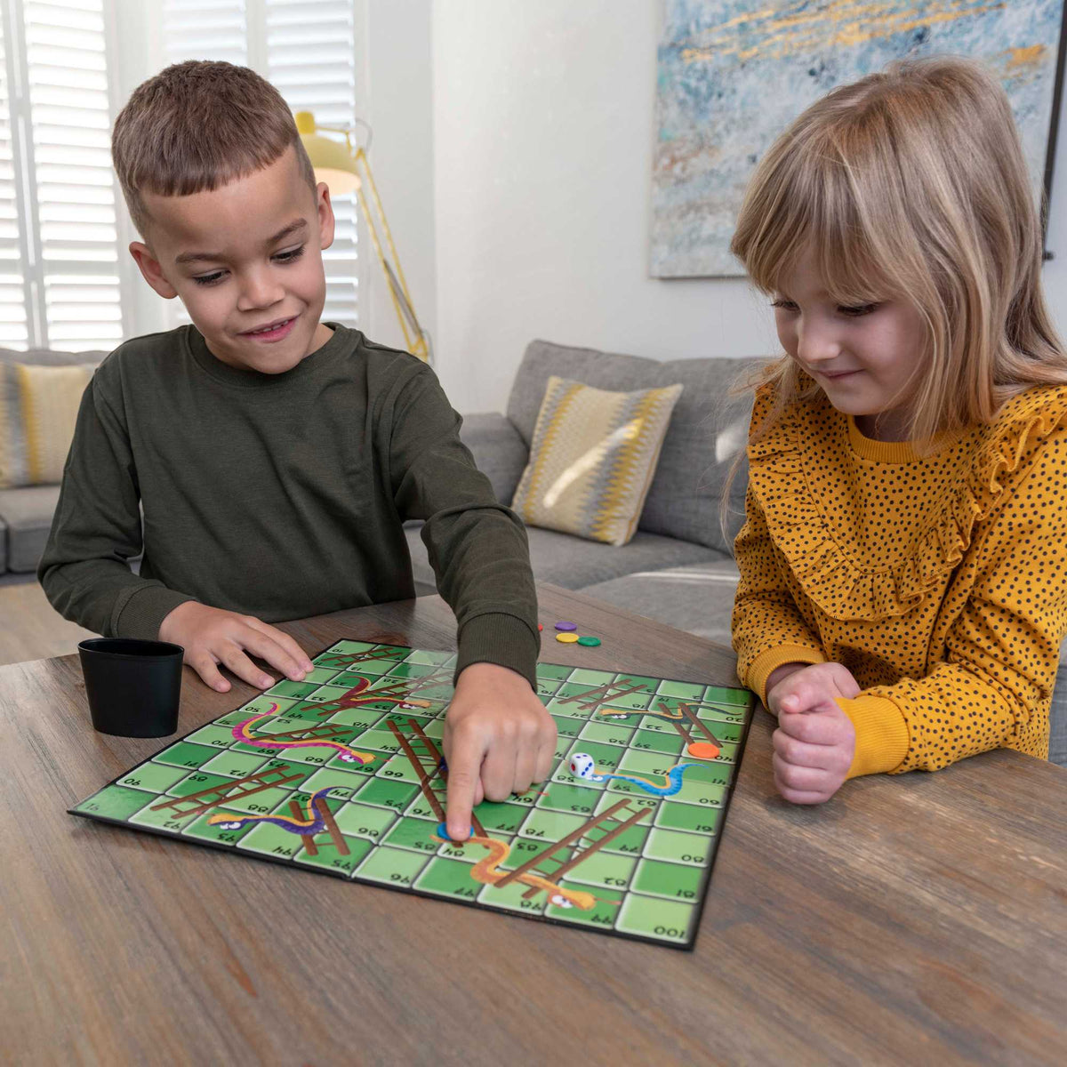 Snakes and Ladders Game Boxed Family Games