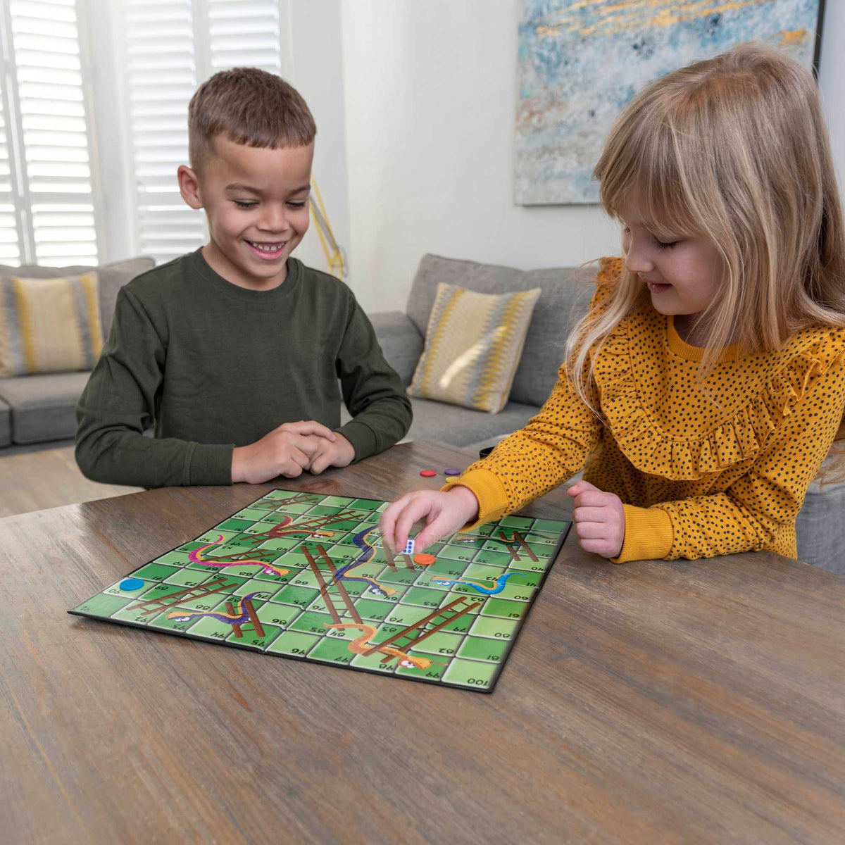 Snakes and Ladders Game Boxed Family Games