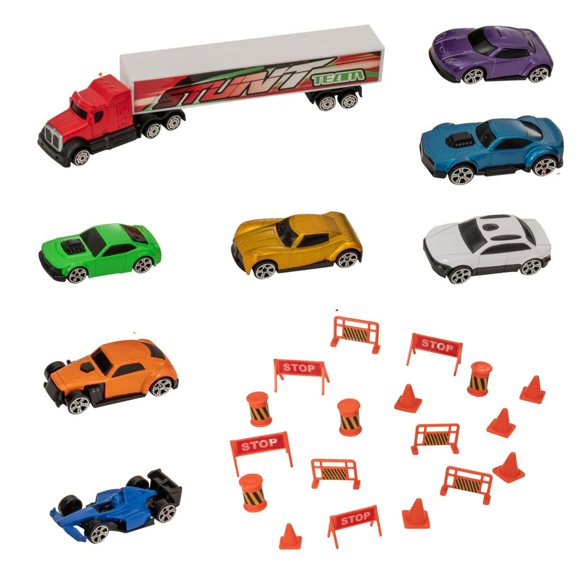Teamsterz Large Auto Transporter Launcher Truck Cars &amp; Transporters
