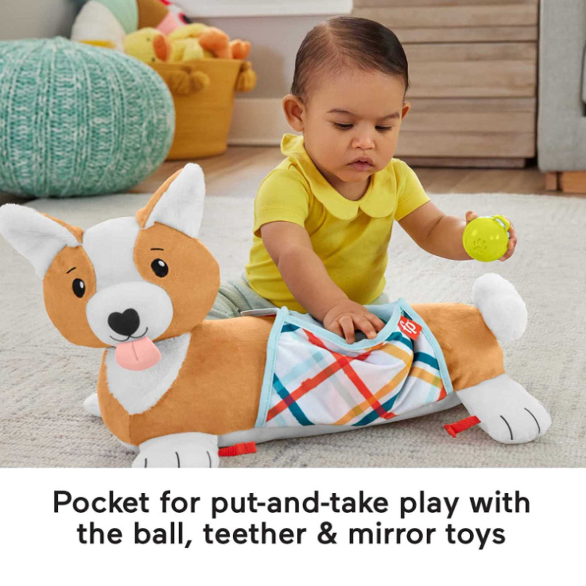 Fisher Price 3-in-1 Puppy Tummy Wedge Newborn &amp; Baby