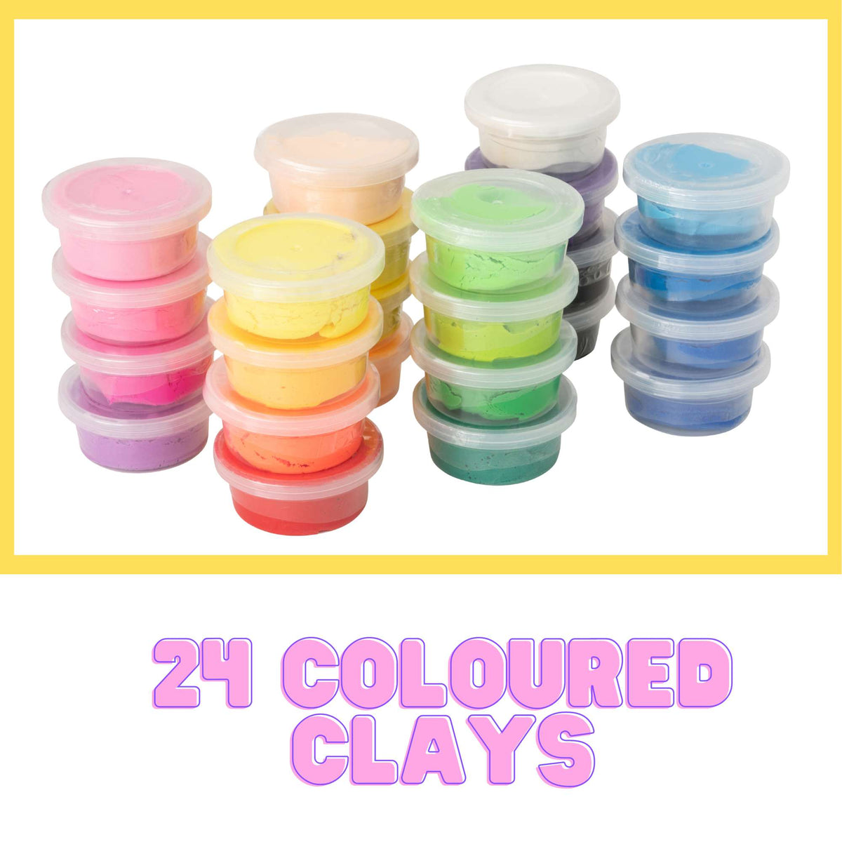 Fun Craft Magic Modelling Clay Kit - 60+ Pieces Craft Kits