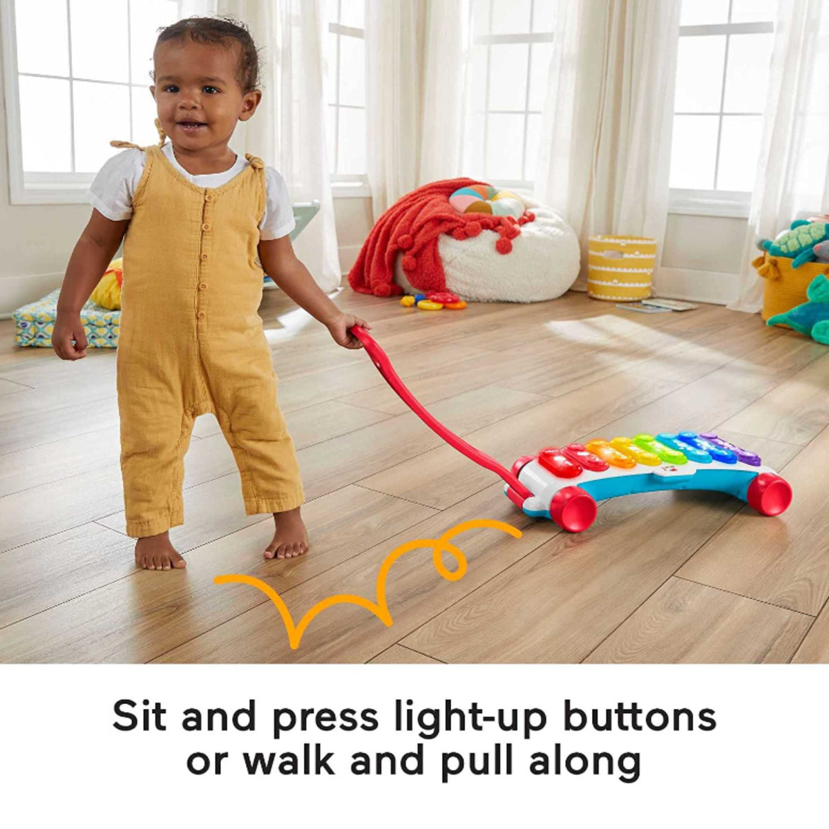Fisher-Price Giant Light-Up Xylophone Walker Toy