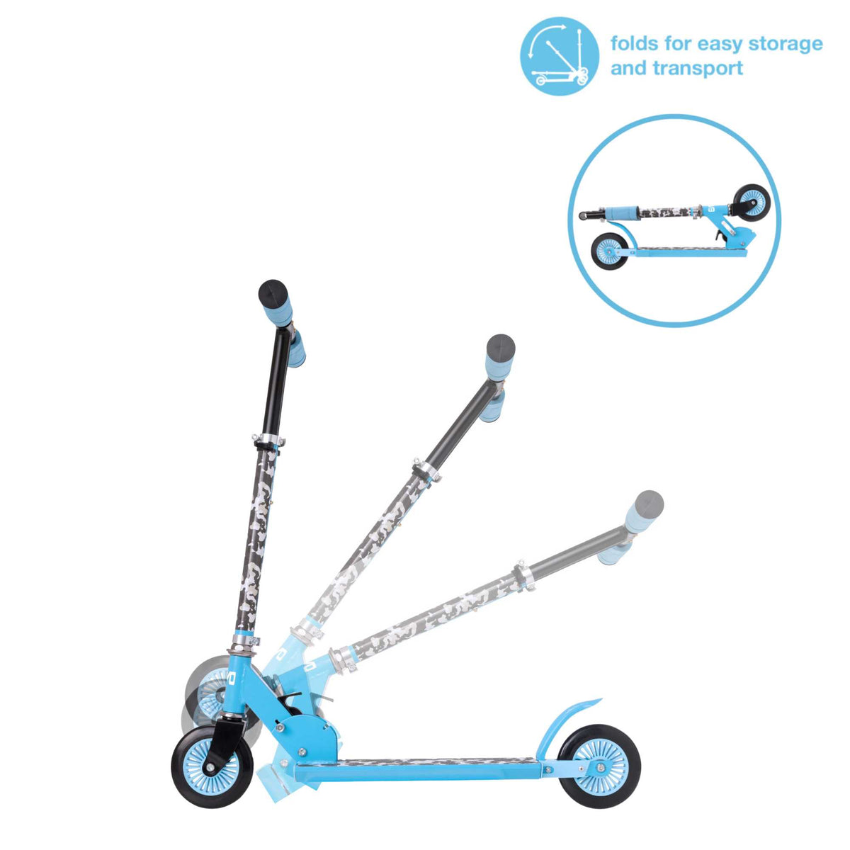 EVO Inline Scooter - Blue Camouflage Scooters
