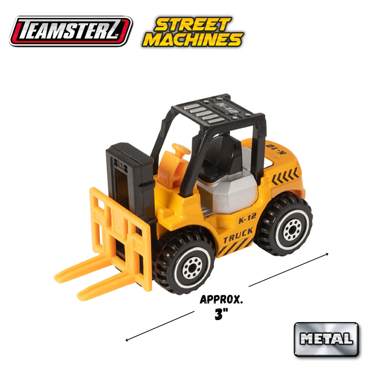 Teamsterz Street Machines Construction Playset | 12 Piece Construction Playset Construction Vehicles