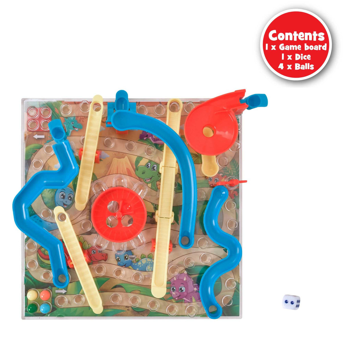 3D Snakes and Ladders Board Game - Dinosaur Edition Boxed Family Games