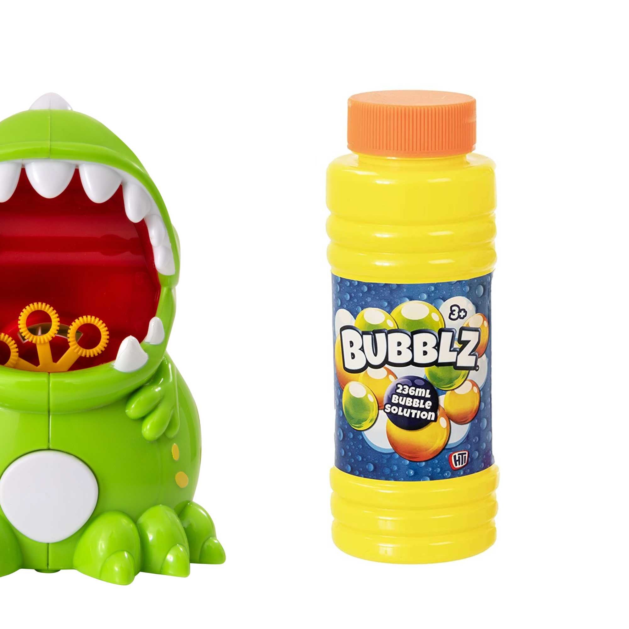 Electric Dinosaur Colorful Bubble Machine With Music - Toy Company